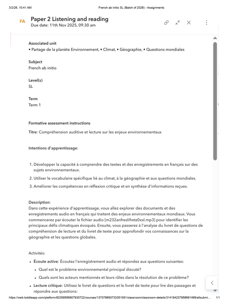 Formative Paper 2 | PDF | Cognition | Sciences cognitives