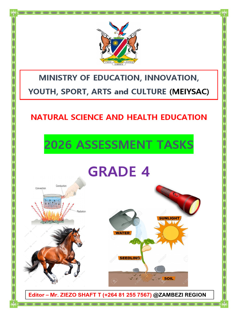 2026 Nshe Grade 4 Final Tasks - 083318 | PDF | Soil | Seed