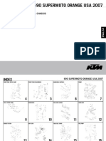 690 Supermoto Orange Usa 2007: Spare Parts Manual: Chassis