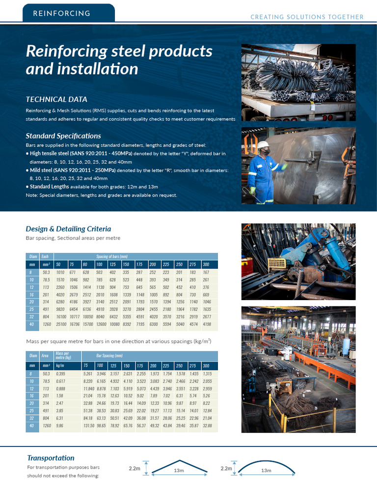 RMS Reinforcing Spec | PDF | Mechanical Engineering