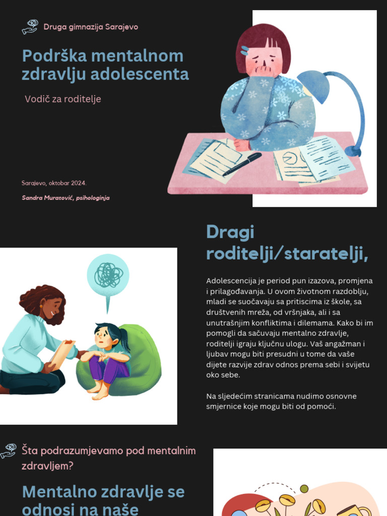 Vodic Za Roditelje - Podrska Mentalnom Zdravlju Adolescenata | PDF