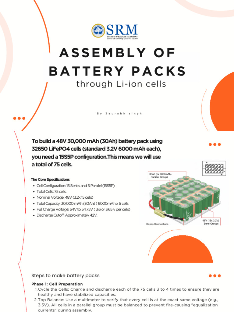 Battery Lab Presentation | PDF | Soldering | Lithium Ion Battery