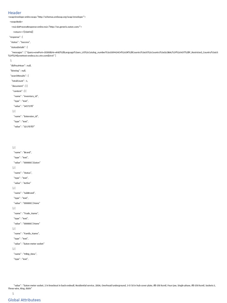 Notated XML - Electrical Production | PDF