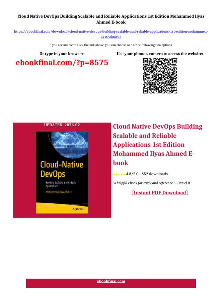 Cloud Native DevOps Building Scalable and Reliable Applications 1st ...