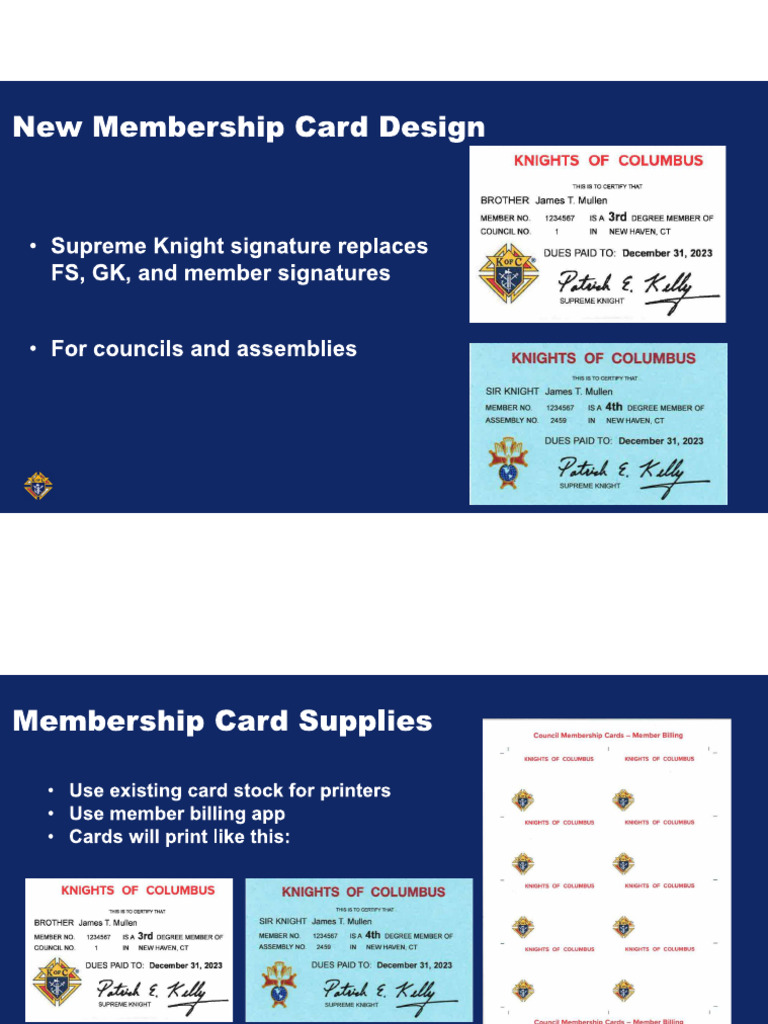 New Membership Card Design | PDF