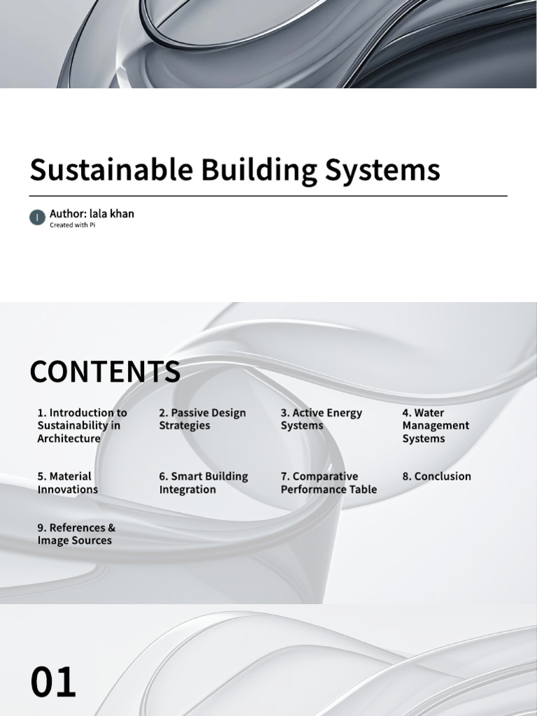 Sustainable Building Systems | PDF | Sustainable Architecture | Solar ...