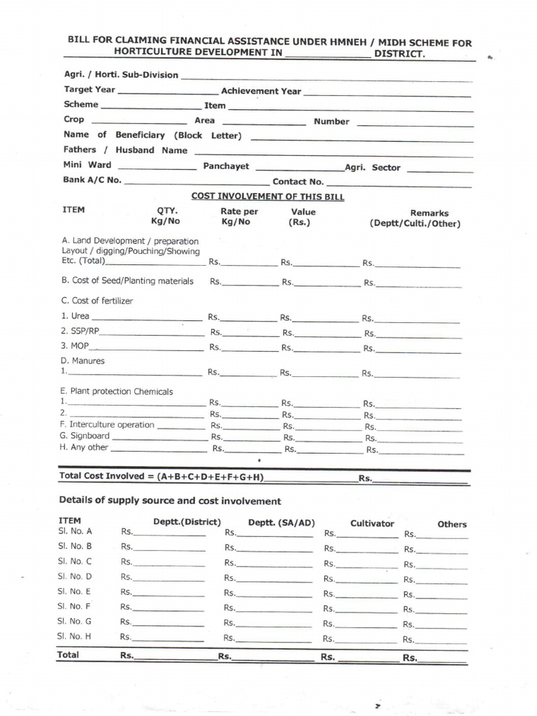 Bill MIDH | PDF