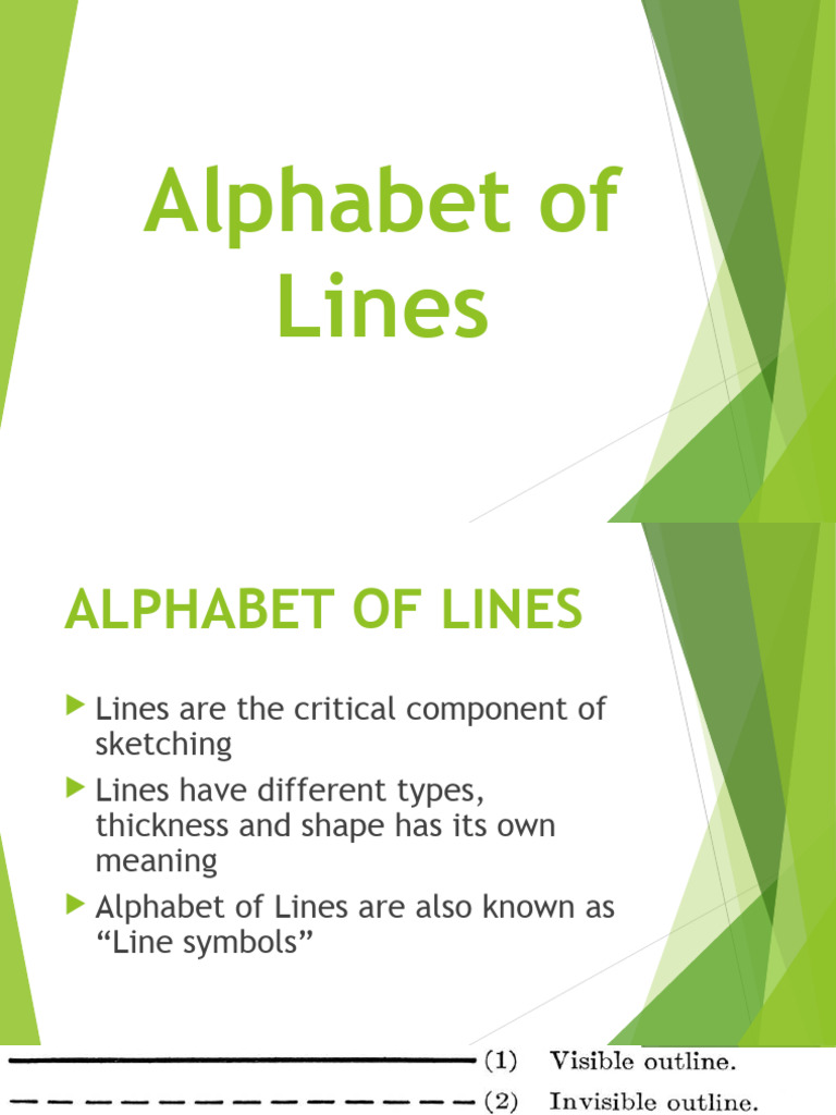 Alphabet of Lines | PDF