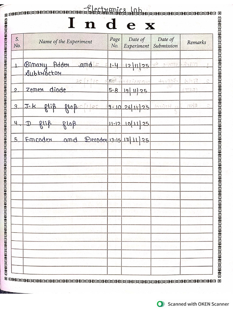 MSC 1st Sem Practical File | PDF