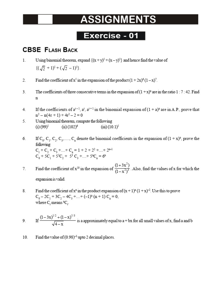 Assignments: Exercise - 01 | PDF