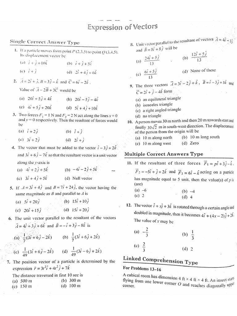 Vectors Extra | PDF