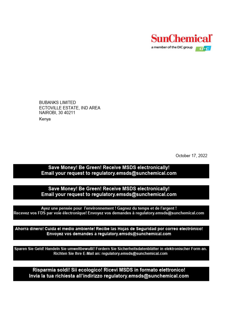 MSDS - Colours Iragon Blue ABL 80 | PDF | Toxicity | Oxide
