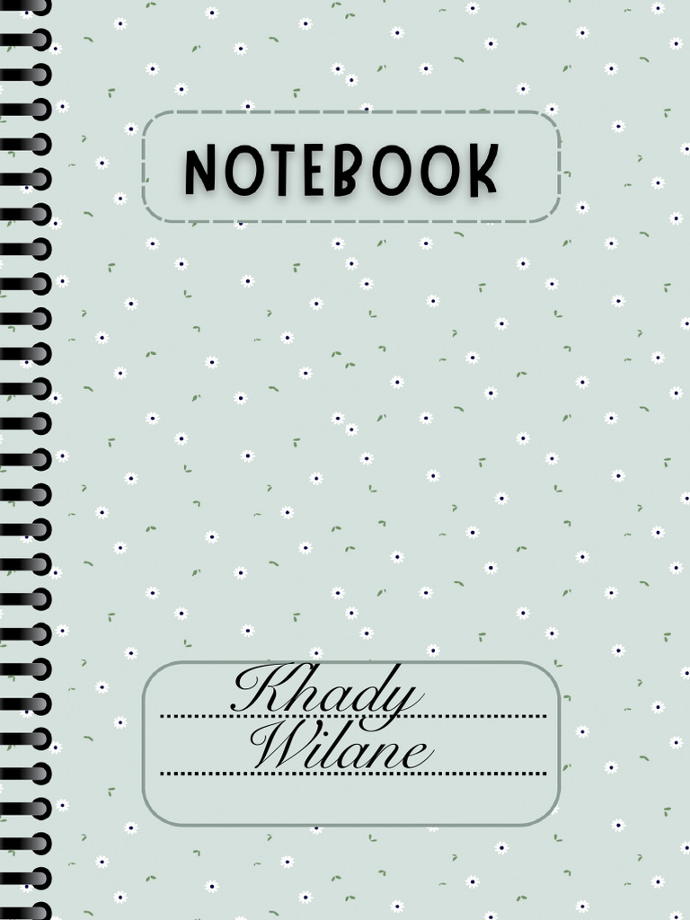 Notebook | PDF