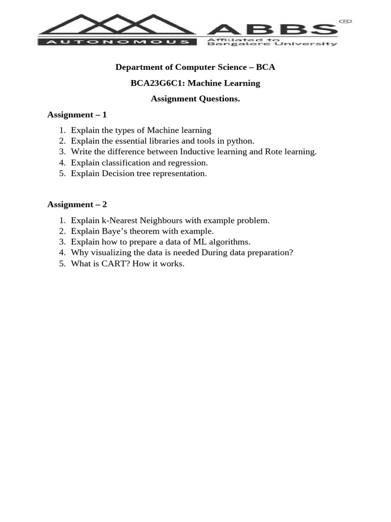 Assignment - 2026 | PDF