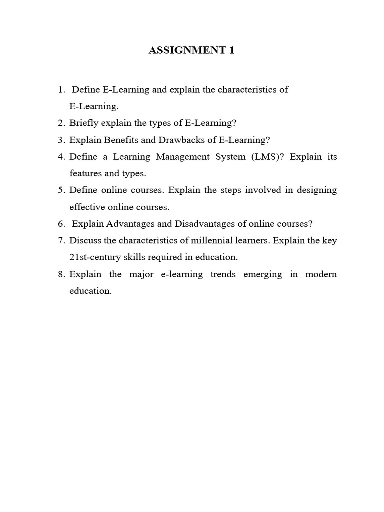 Ecd Assignment 1 | PDF