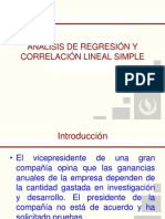 Regresion y Correlacion Lineal (Ejemplo)
