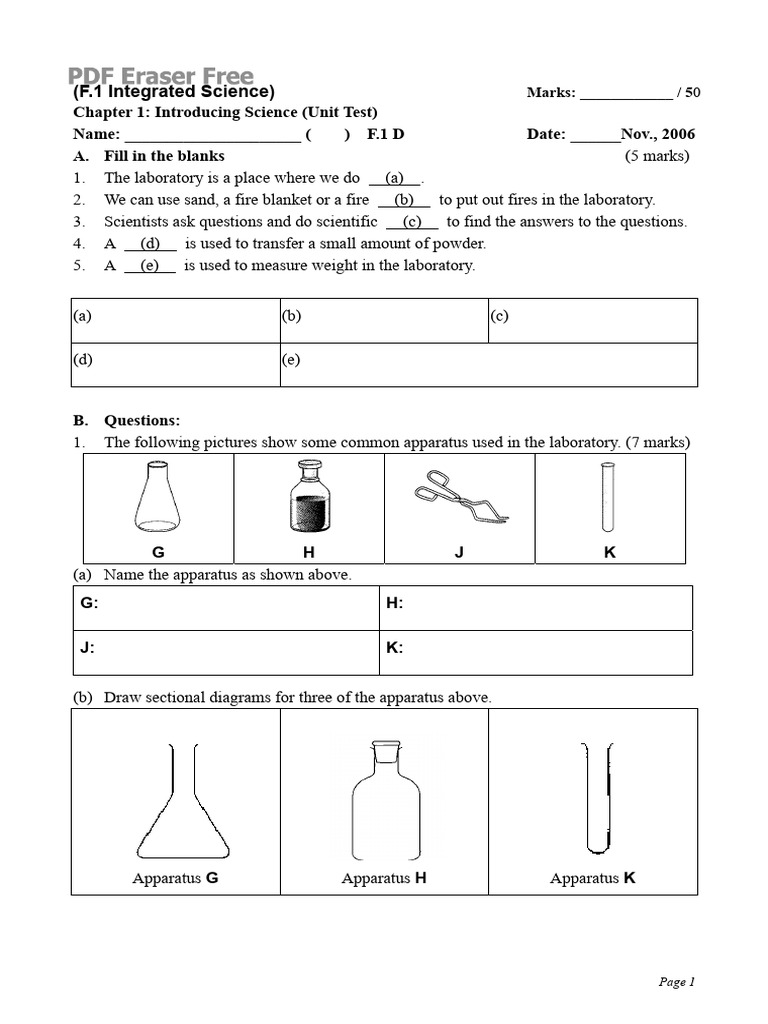 Science Lesson3 | PDF | Experiment | Water