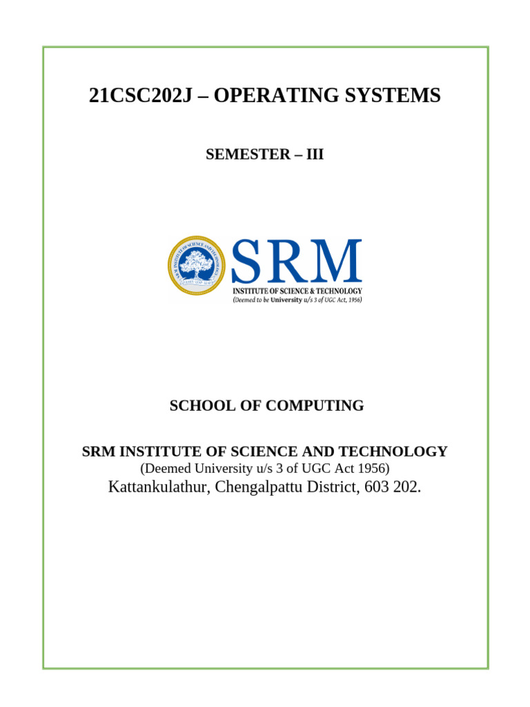 OS-Record-21 Regulation | PDF | Booting | Computer Programming