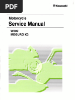 Kawasaki 2019-2022 w800 Meguro k3 Service Manual | PDF | Exhaust
