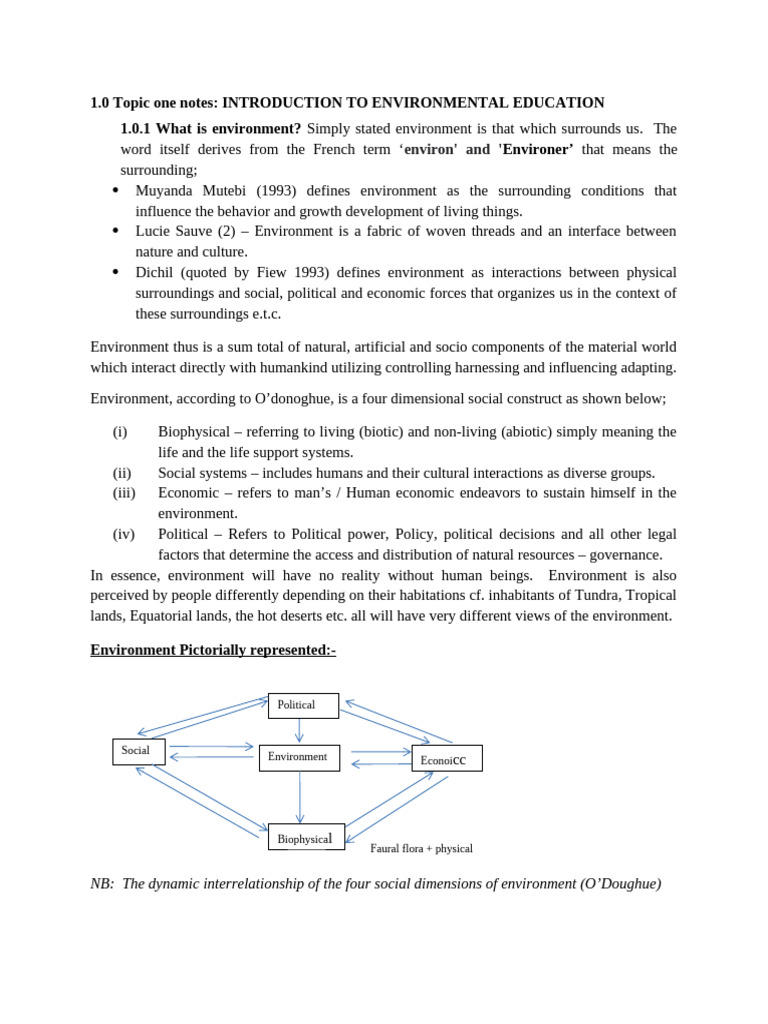 Topic 1. Notes | PDF | Learning | Teachers