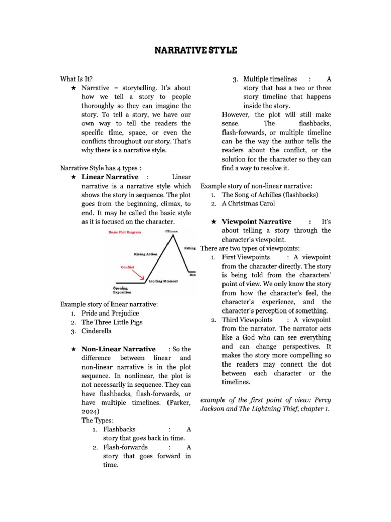 Narrative Styles | PDF