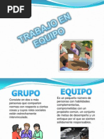 Diapositivas de Trabajo en Equipo