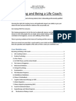 Becoming and Being A Life Coach