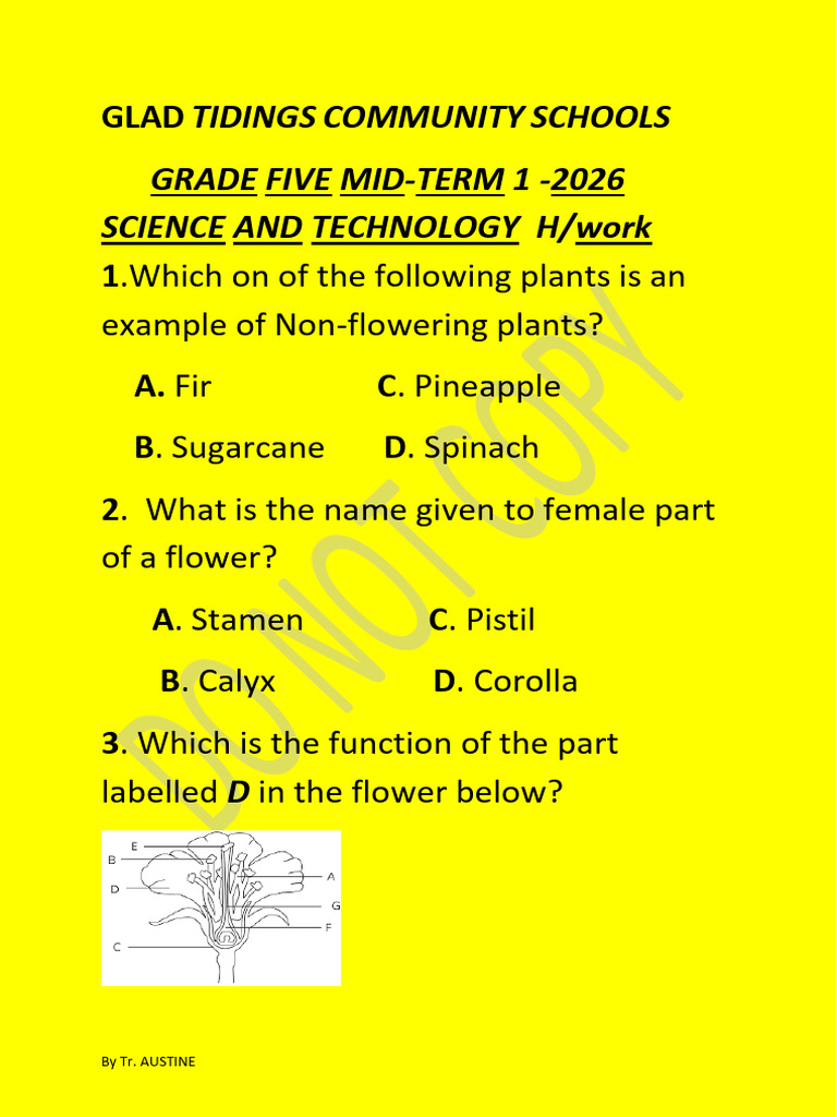 Glad Tidings Community Schools | PDF