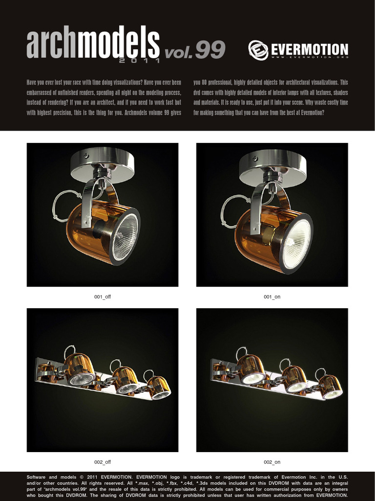 Evermotion Archmodels Vol. 99 | PDF | Trademark | Computer Aided Design