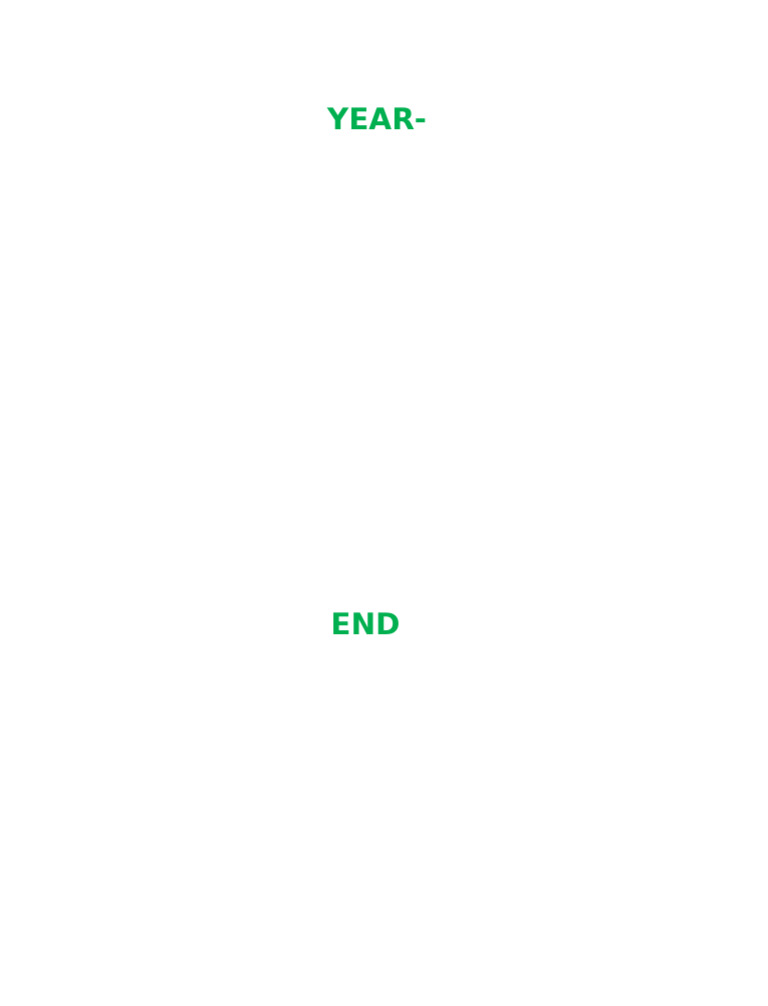 Year End | PDF