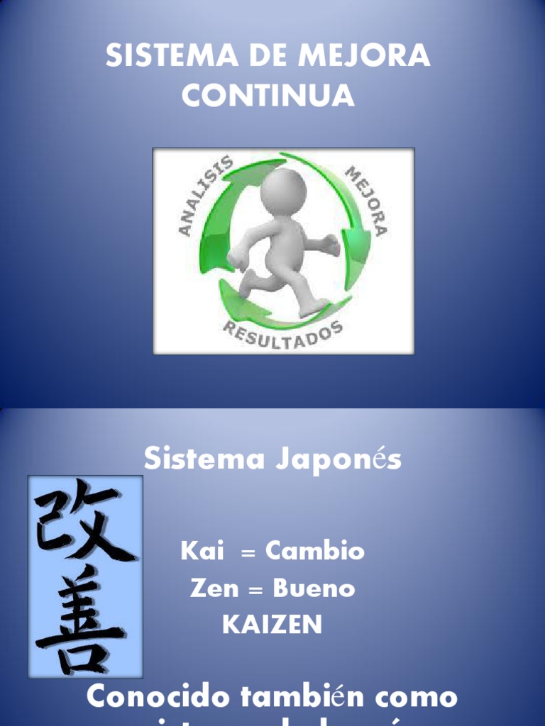 Sistema de Mejora Continua | PDF