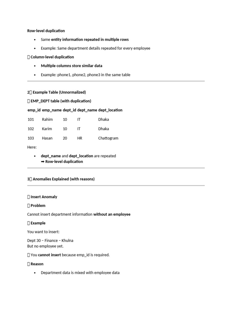 Why Do We Do Normalization 1 | PDF | Software Design | Computer Data