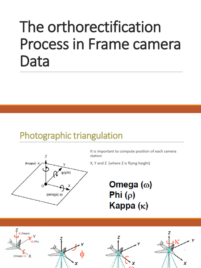 Frame Camera - Photogrammetry | PDF
