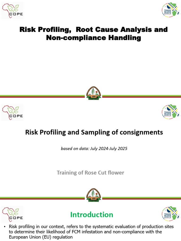 Risk Profiling RCA & NC Handling | PDF | Regulatory Compliance ...