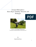 German Philosophers: Kant, Hegel, Schelling, Nietzsche, and Heidegger
