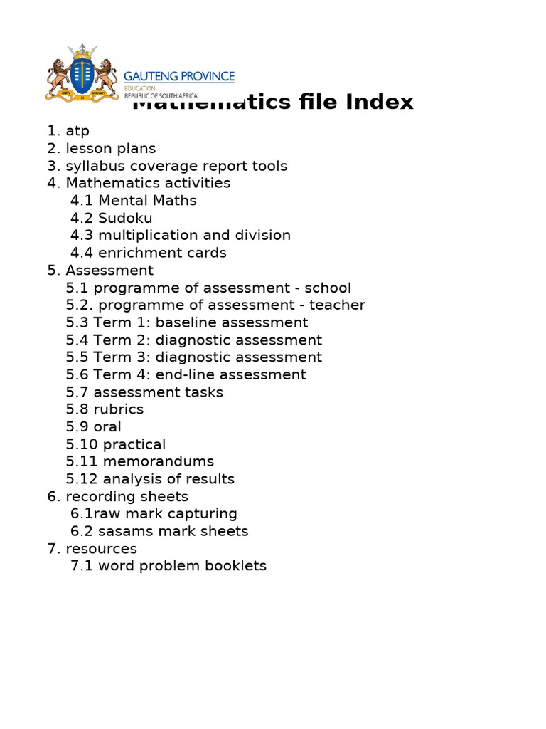 Index - Mathematics File | PDF