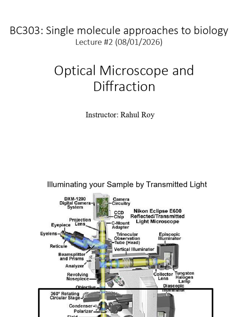 BC303 - Optical - Microscope and Elements - Basics - Lecture#2 | PDF ...