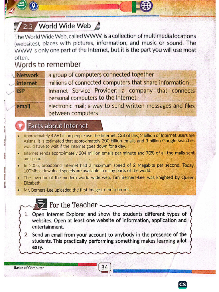 Comp Sci Class 5 Final Term Syallbus For Oral Paper | PDF