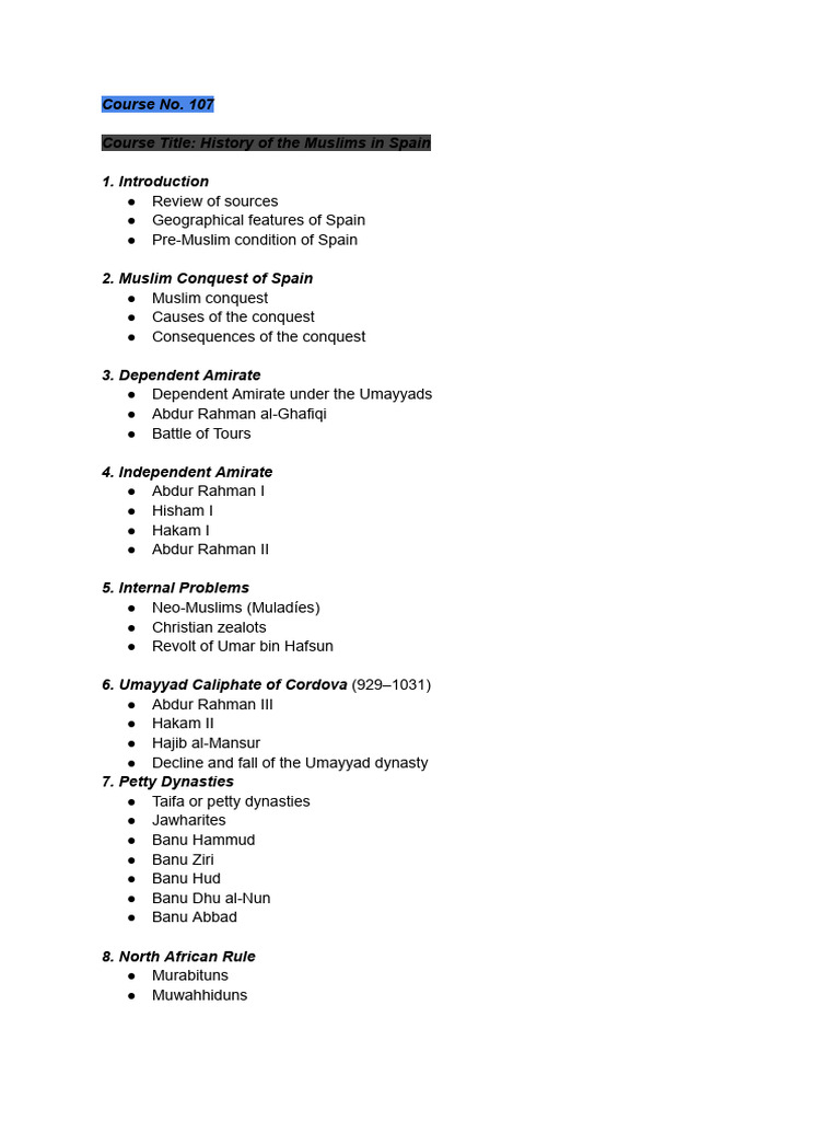 Course No. 107 | PDF