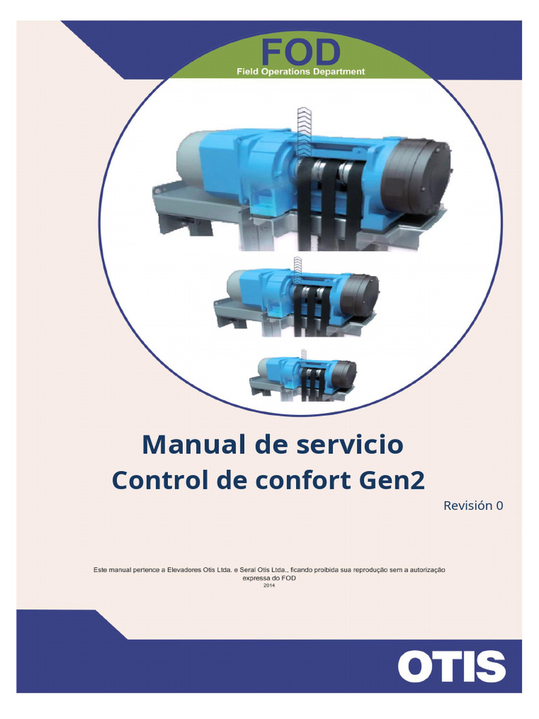 Manual Otis Gen2 Confort ESPAÑOL | PDF | Relé | Corriente continua