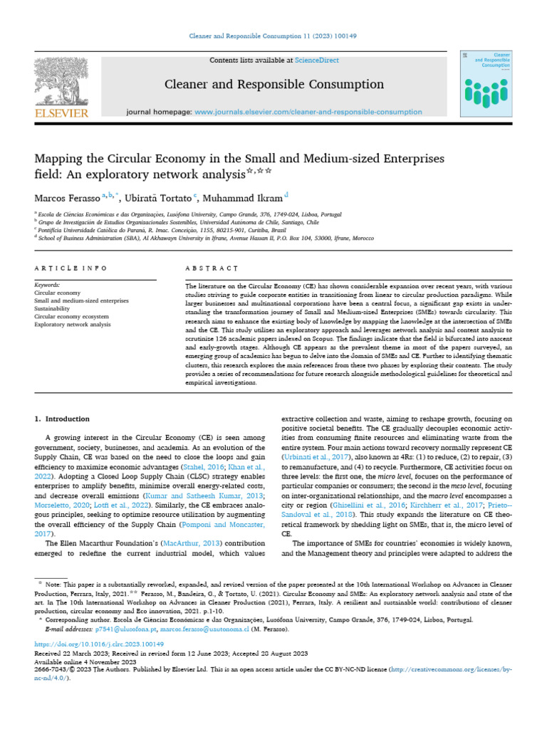 Circular Economy | PDF | Sustainability | Economies