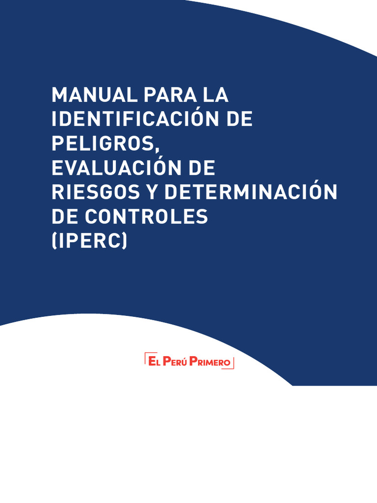 Manual Iperc | PDF | Seguridad y salud ocupacional | Riesgo