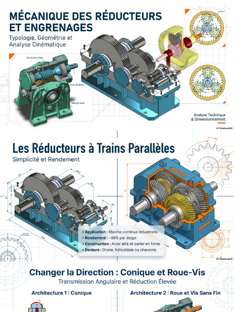 Gear Reducers Design and Kinematics | PDF