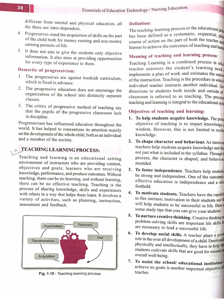 Teaching Learning Process Notes | PDF