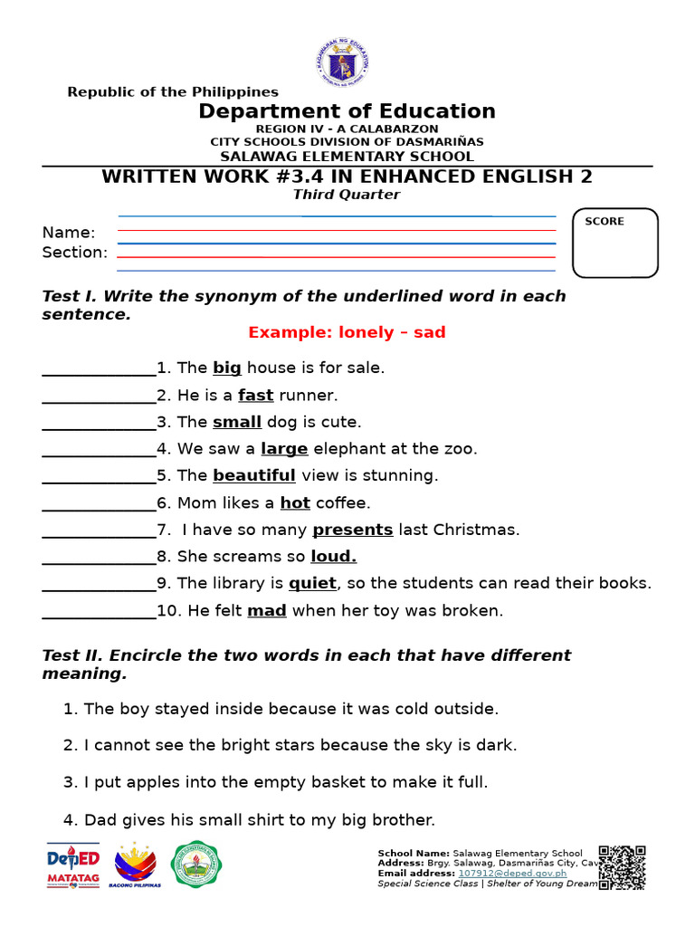Written Work 3.4 English 2 | PDF | Chess | Chess Openings