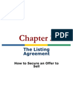 The Listing Agreement: How To Secure An Offer To Sell