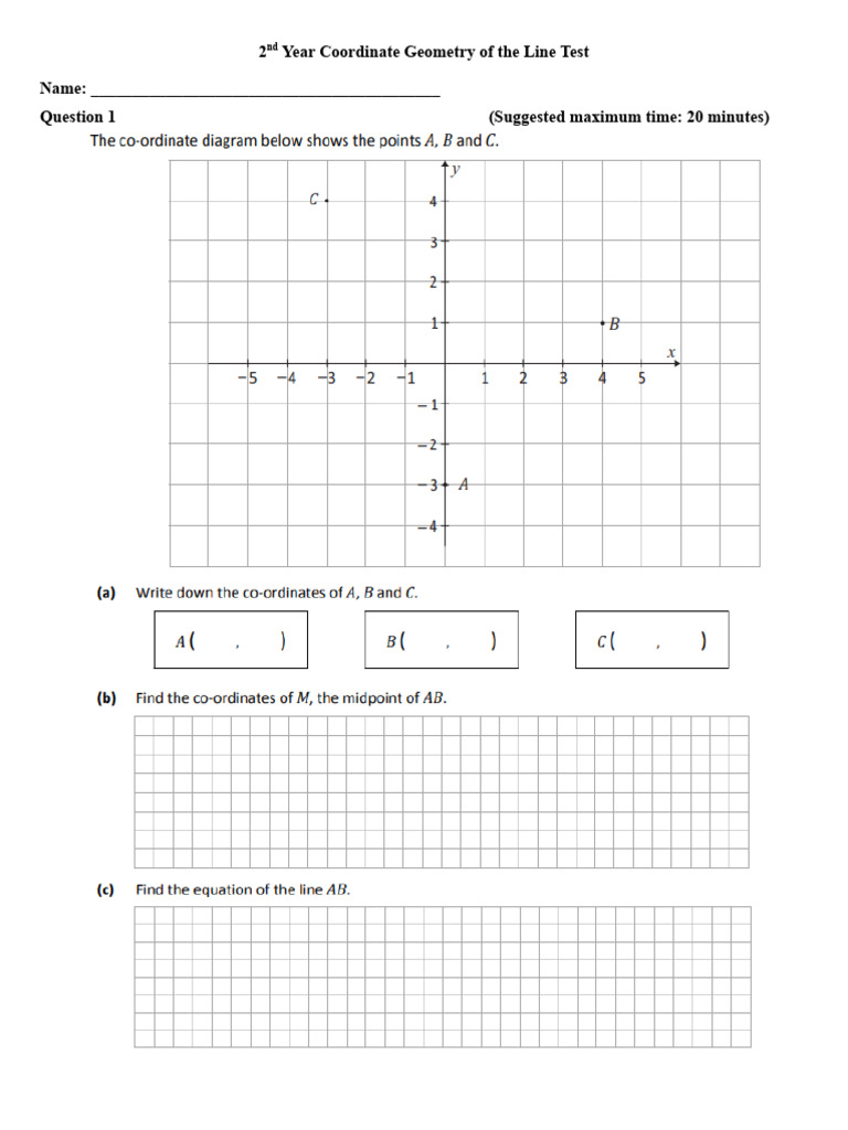 2nd HL The Line Test 2024 | PDF