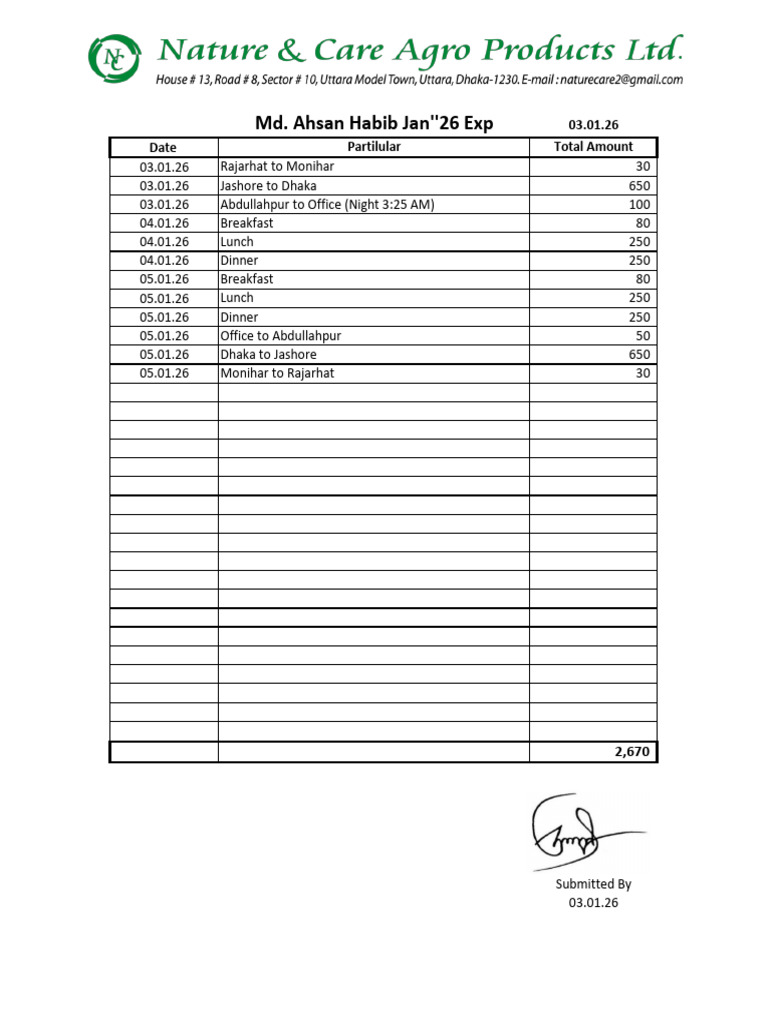 Ahsan Exp | PDF