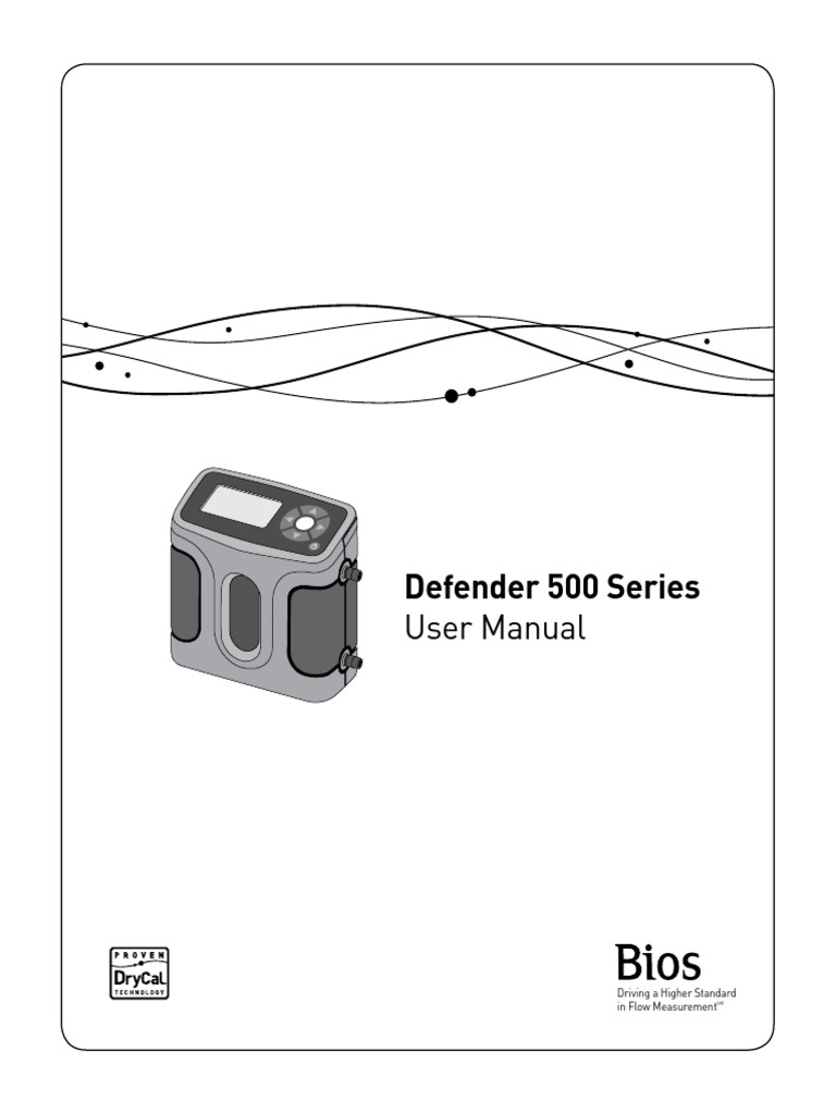 Casella-Defender 500-Series Manual | PDF | Pump | Calibration