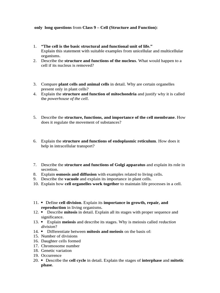 Cell | PDF